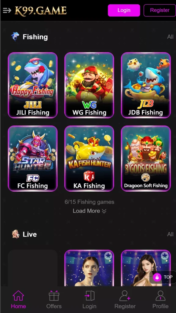 K99 Fishing Games