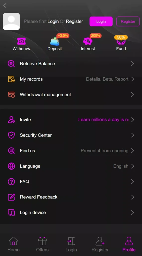 K99 Game User Dashboard