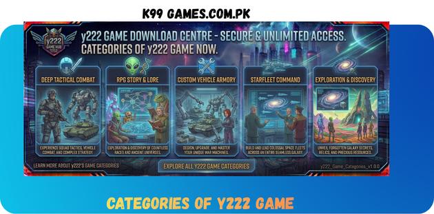 Y222 Game Categories in Pakistan