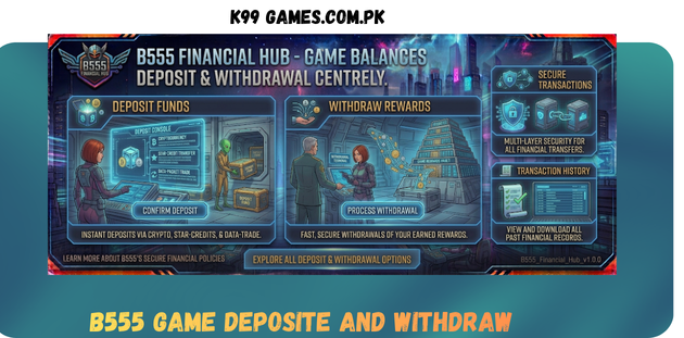 B555 Game Deposit And Withdraw